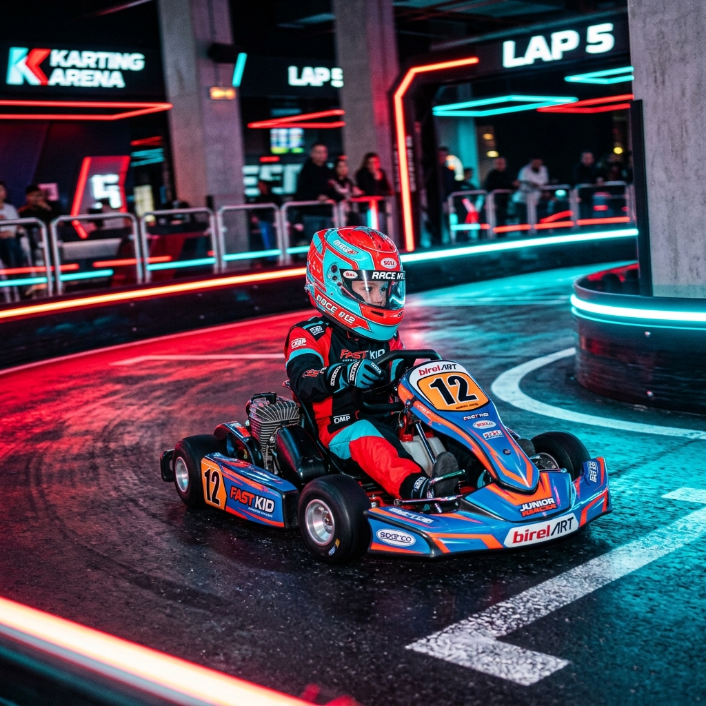 Junior karting session